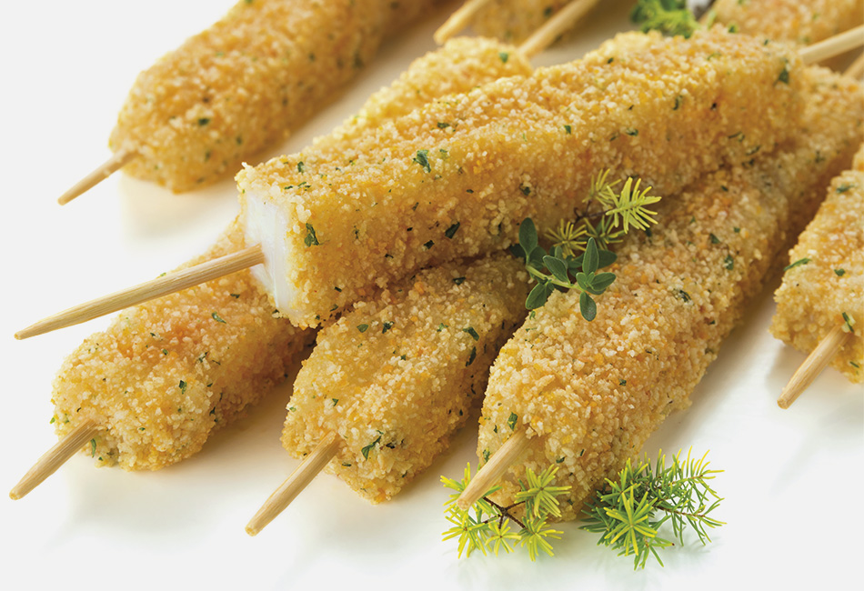 Squid Scewer Au Gratin