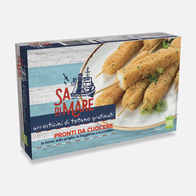 SQUID SKEWER AU GRATIN